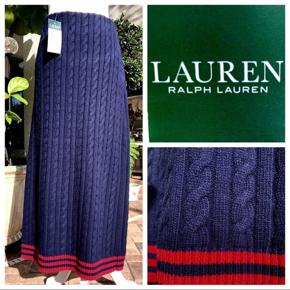 Ralph Lauren Dresses & Skirts - RALPH LAUREN Cable Knit warm maxi skirt